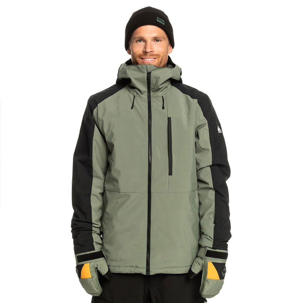 Quiksilver Mission Block Snowboard/Ski Jacket Laurel Wreath