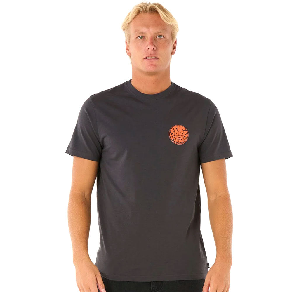 The Rip Curl Wettie Passage Icon T-Shirt in Orange | Anns Cottage - Ann