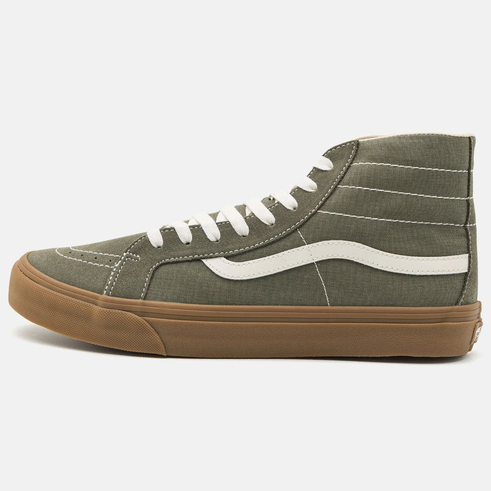 Vans UA SK8-Hi 38 Decon VR3 Salt Wash Trainers Dark Olive