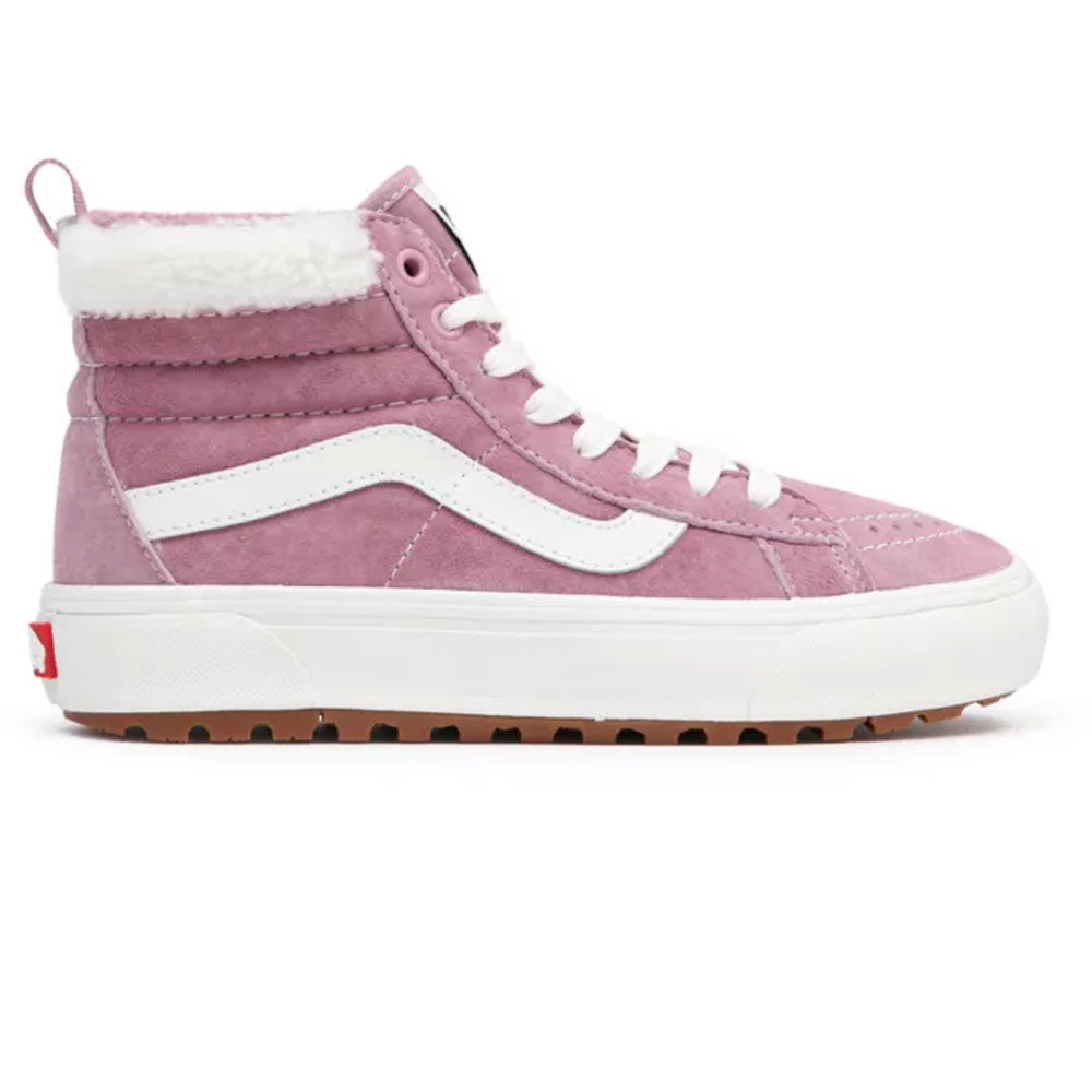 Vans Womens Sk8 Hi MTE Trainers Suede/Sherpa Lilas – Ocean