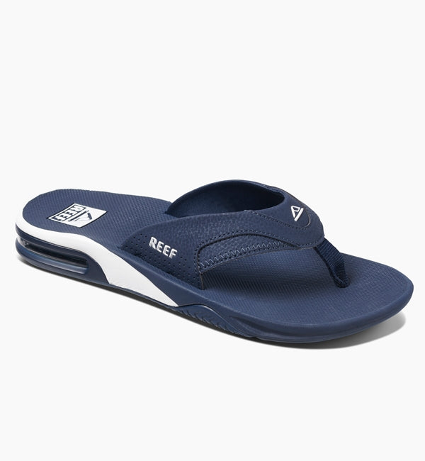 Reef Fanning Flip Flops Navy/White – Ocean Sports Boardridersguide