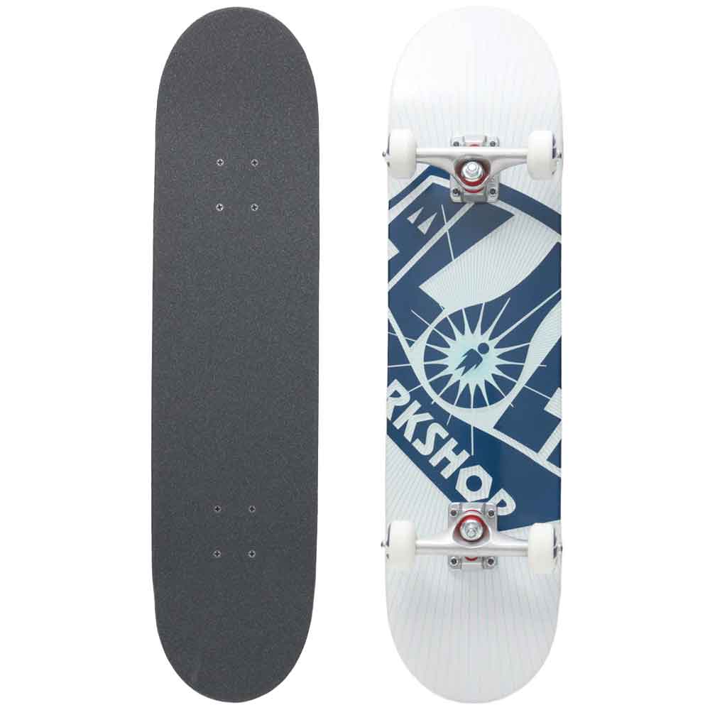 Alien Workshop 7.75" Burst Complete Skateboard White