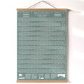 Beach of Brighton 2026 Tide Poster Grey Green