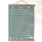 Beach of Brighton 2026 Tide Poster Grey Green