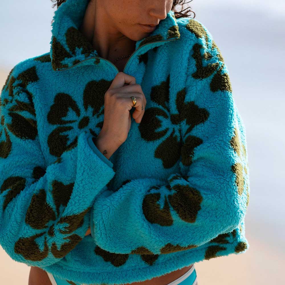 Billabong Womens Holiday Cropped Fleece