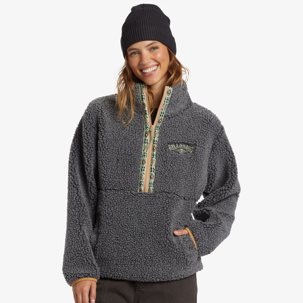Billabong Womens Horizon Mock Neck Fleece