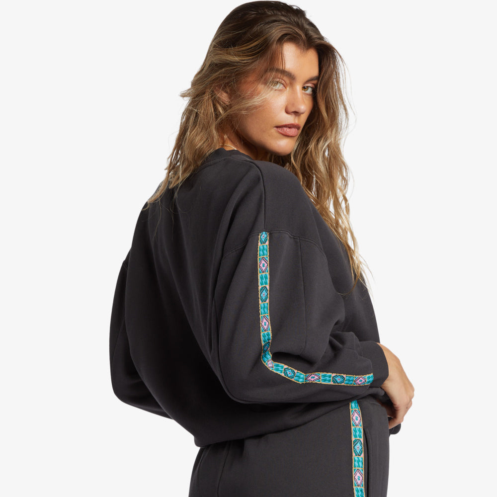 Billabong Womens Swipe Right Kendal Crew Sweatshirt
