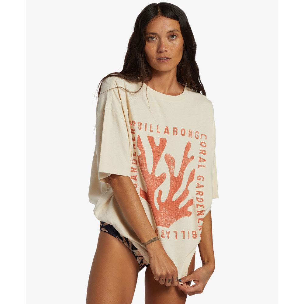 Billabong Womens True Boy Coral Gardner T-Shirt