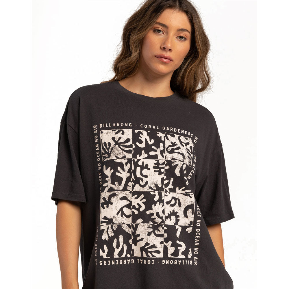 Billabong Womens True Boy Coral Gardner T-Shirt