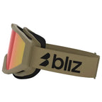 Bliz Liner Matte Camo Green Snow Goggle  - Brown Red Multi Lens