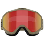 Bliz Liner Matte Camo Green Snow Goggle  - Brown Red Multi Lens