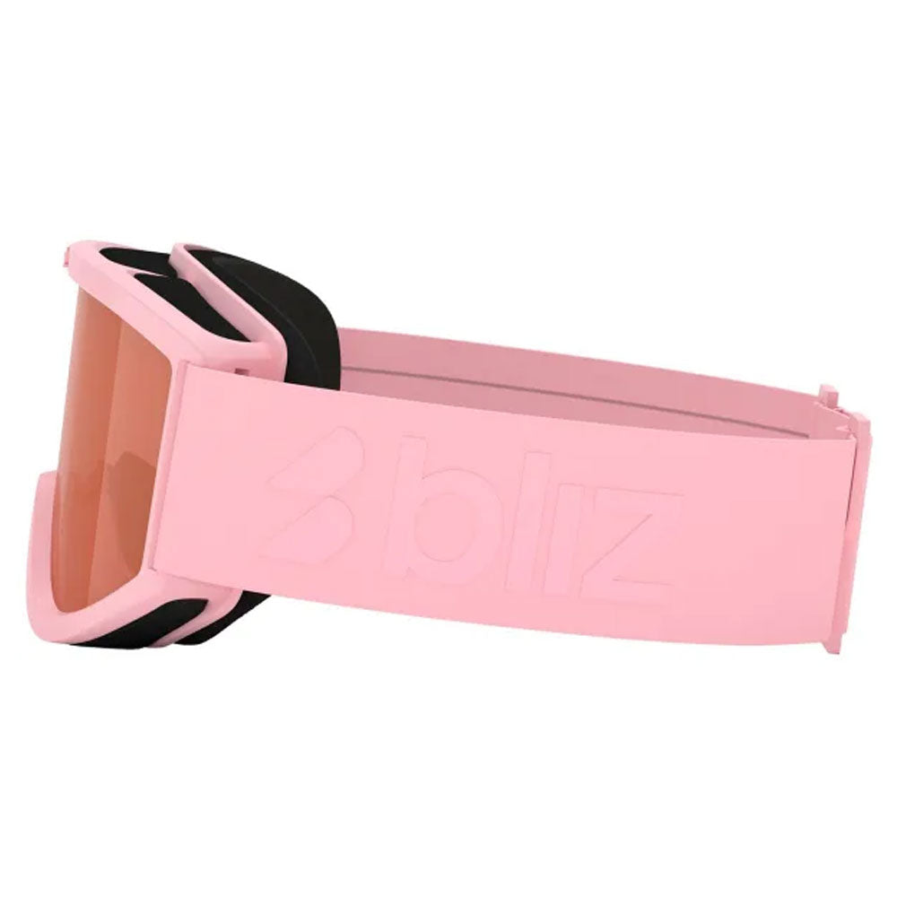 Bliz Pixie Junior Matte Pink Snow Goggle  - Orange Lens