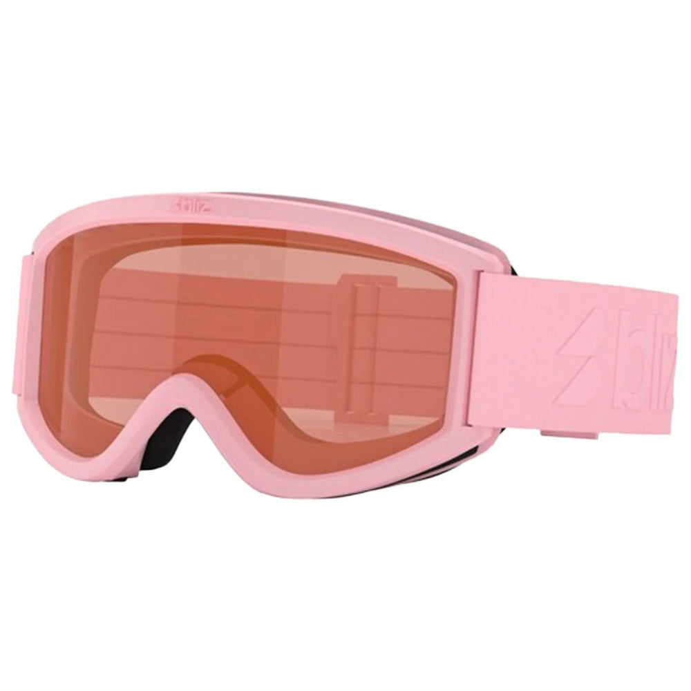 Bliz Pixie Junior Matte Pink Snow Goggle  - Orange Lens