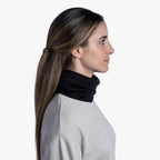 Buff Merino Heavyweight Neck Warmer Black