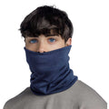 Buff Merino Heavyweight Neck Warmer Night Blue