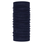 Buff Midweight Merino Wool Neck Warmer  - Night Blue Melange