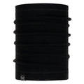 Buff Polar Neckwarmer Solid Neck Warmer Black