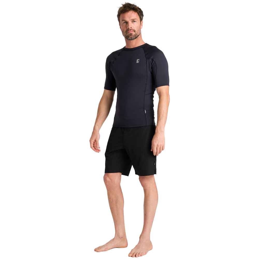 C-Skins HDI Skins Mens SS Vest Black