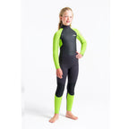 C-Skins Junior Element 3/2 Wetsuit - Anthracite Lime