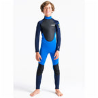 C-Skins Junior Element 3/2 Wetsuit - Cyan Slate Multi
