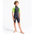 C-Skins Junior Element 3/2mm Shortie - Anthracite Lime