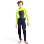 C-Skins Junior Legend 4/3mm Back Zip Wetsuit  - Slate/Navy