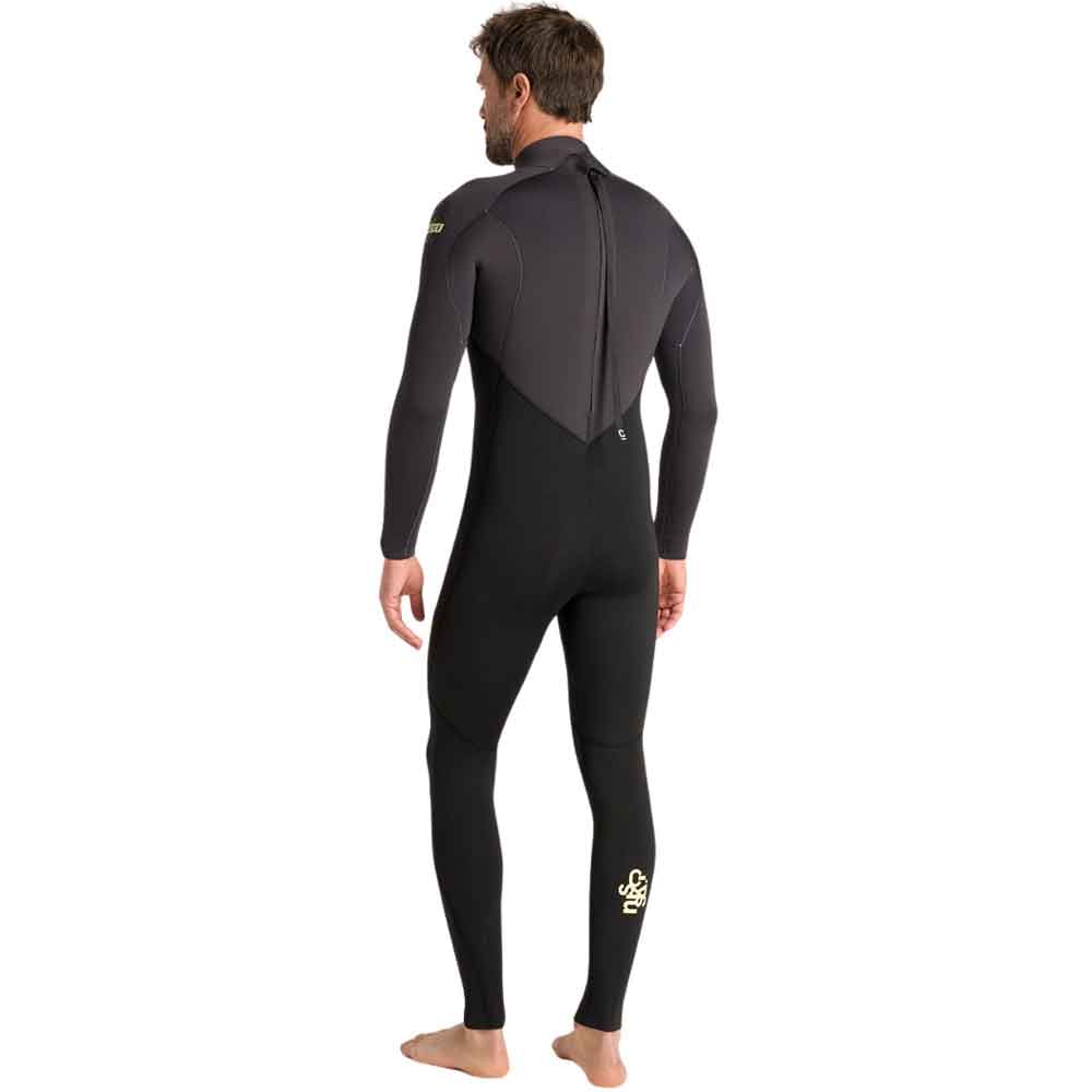 C-Skins Nu-Wave Legend 4/3mm Wetsuit - Black Meteor
