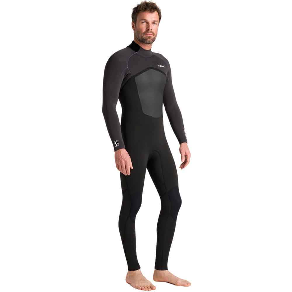 C-Skins Nu-Wave Legend 4/3mm Wetsuit - Black Meteor