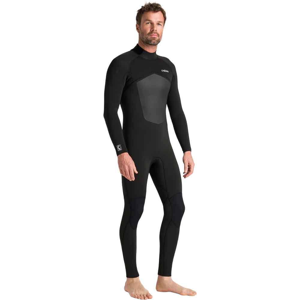 C-Skins Nu-Wave Legend 5/4/3mm Wetsuit - Black Neon