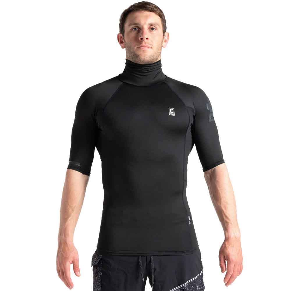 C-Skins NuWave Rash X  Short Sleeve Vest Black