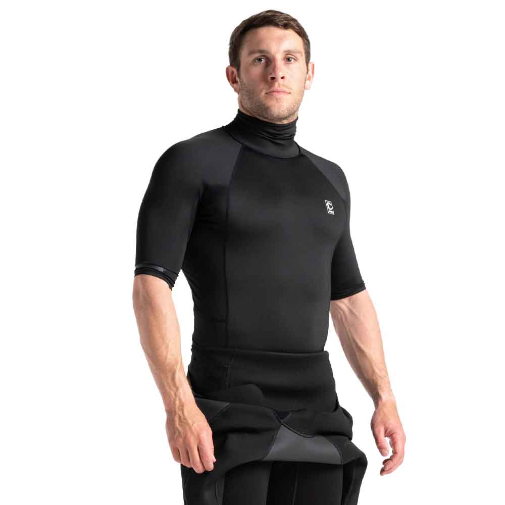 C-Skins NuWave Rash X  Short Sleeve Vest Black