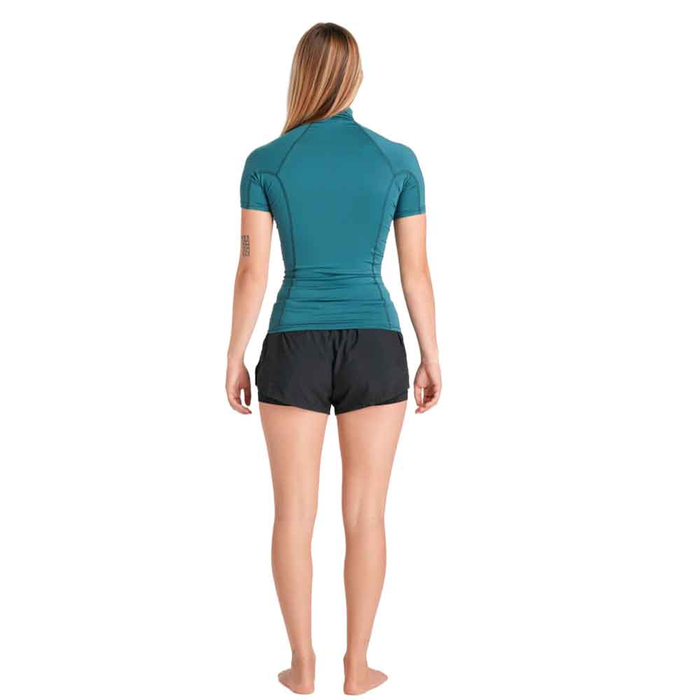 C-Skins NuWave Rash X Womens Emerald Light Blue