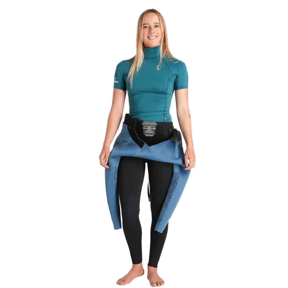 C-Skins NuWave Rash X Womens Emerald Light Blue