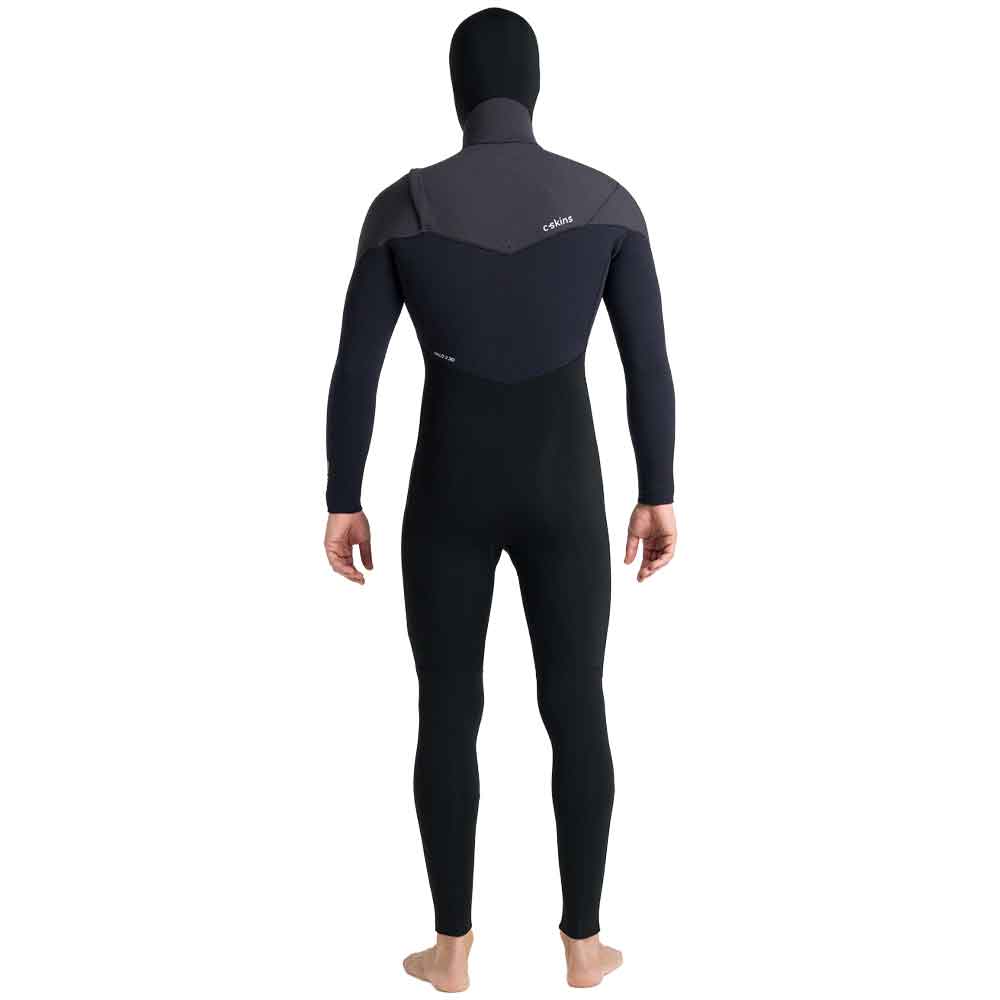 C-Skins NuWave ReWired 5/4 Hooded Wetsuit Black / Meteor / Lime