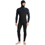 C-Skins NuWave Session 5/4/3 Hooded Wetsuit Black / Red