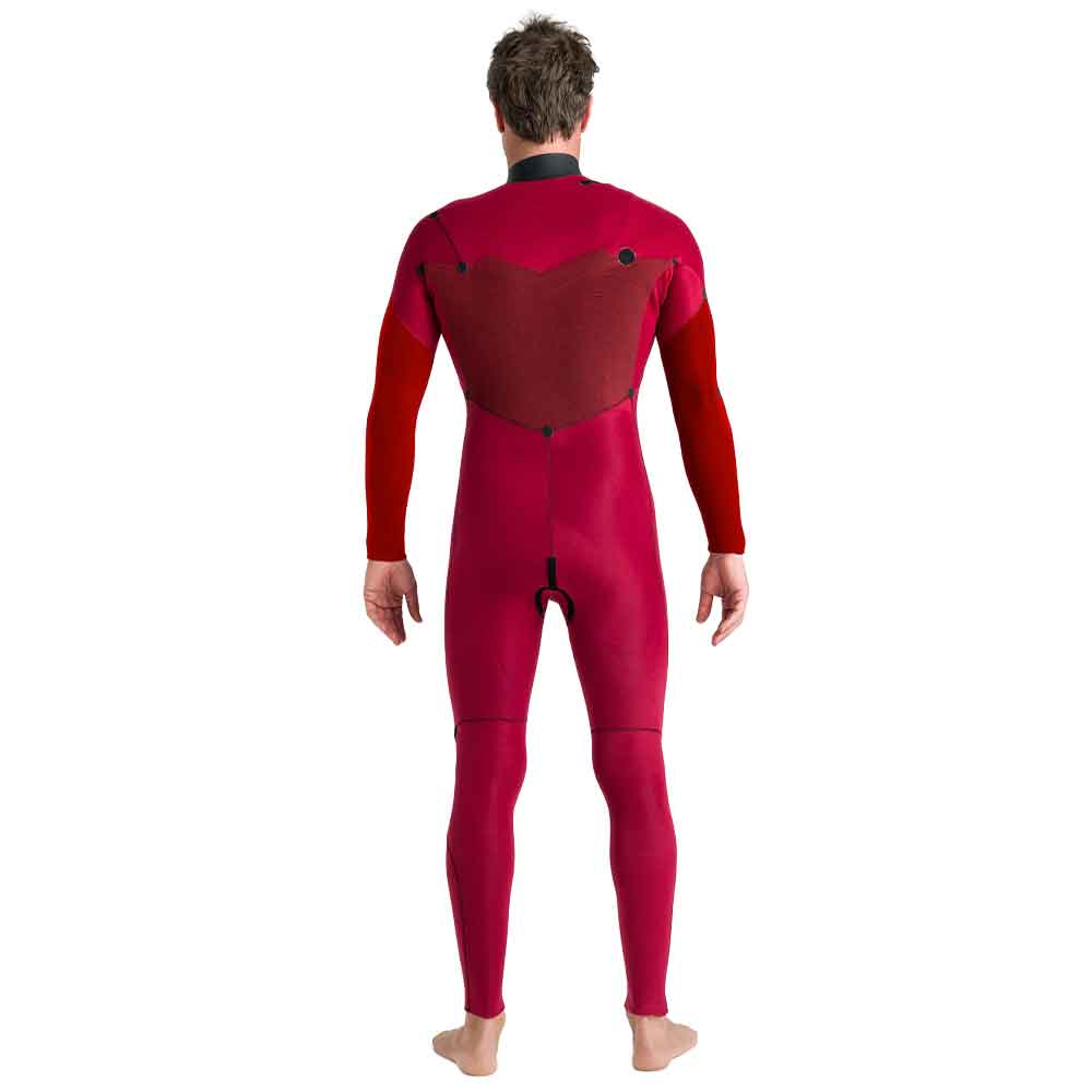 C-Skins NuWave Session 5/4/3mm Chest Zip Wetsuit Black Red