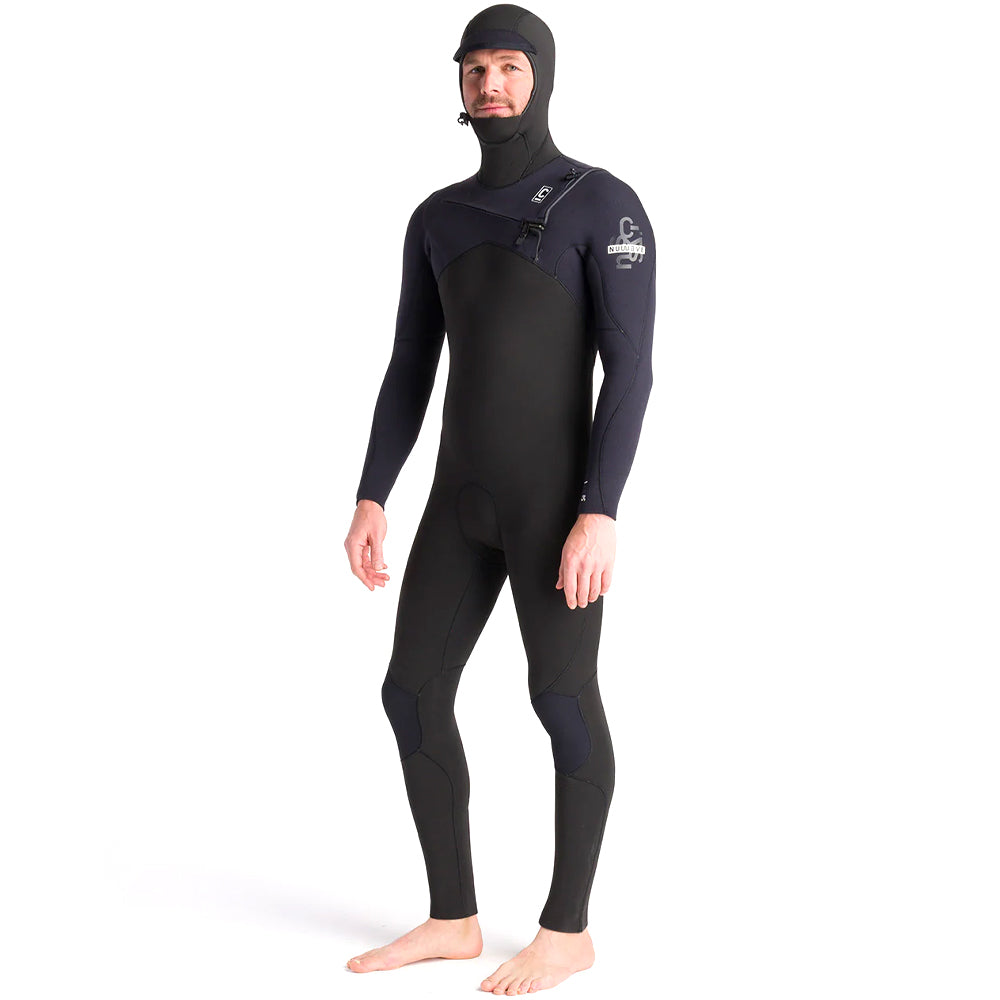 C-Skins NuWave Session Hooded 5/4/3mm Chest Zip Wetsuit