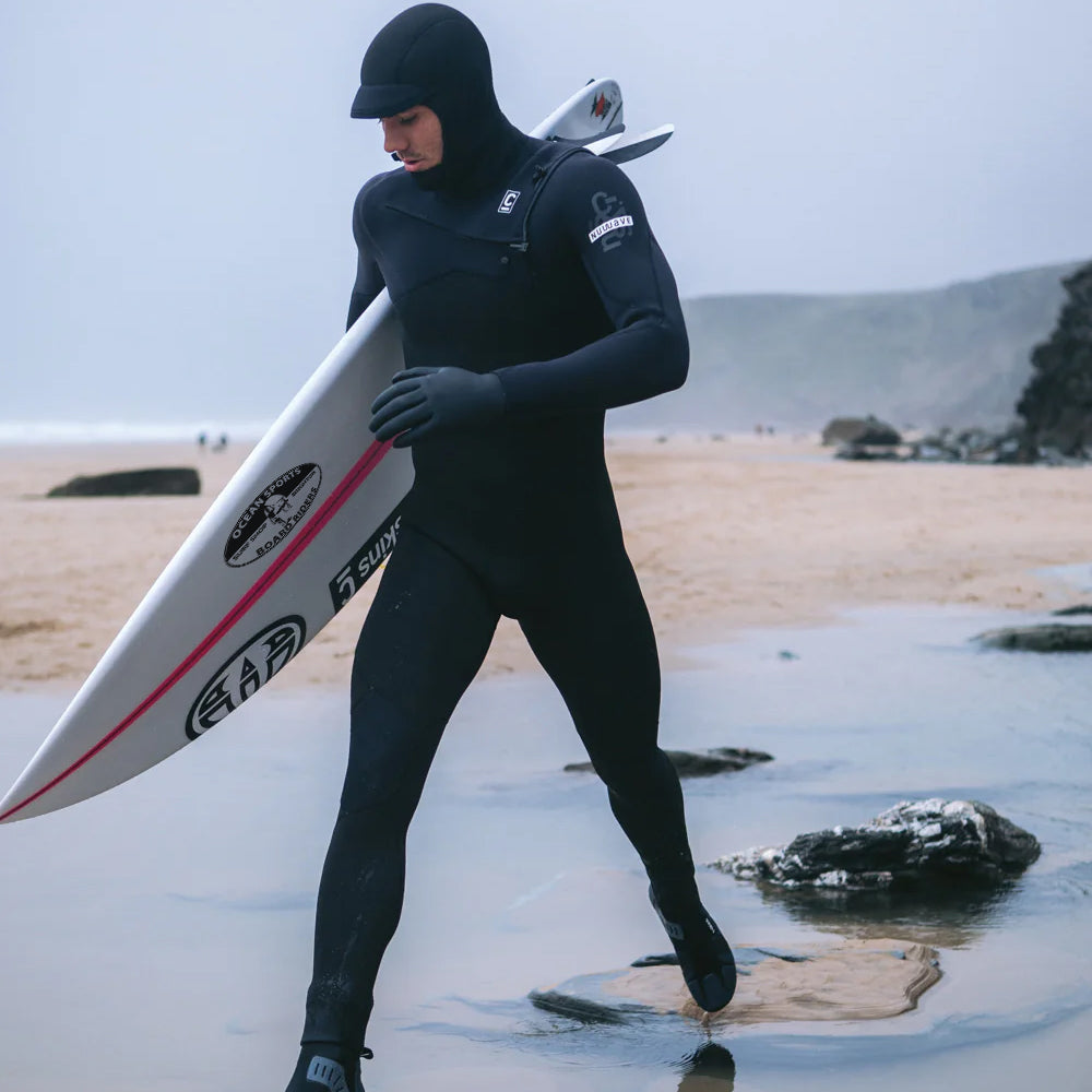 C-Skins NuWave Session Hooded 5/4/3mm Chest Zip Wetsuit