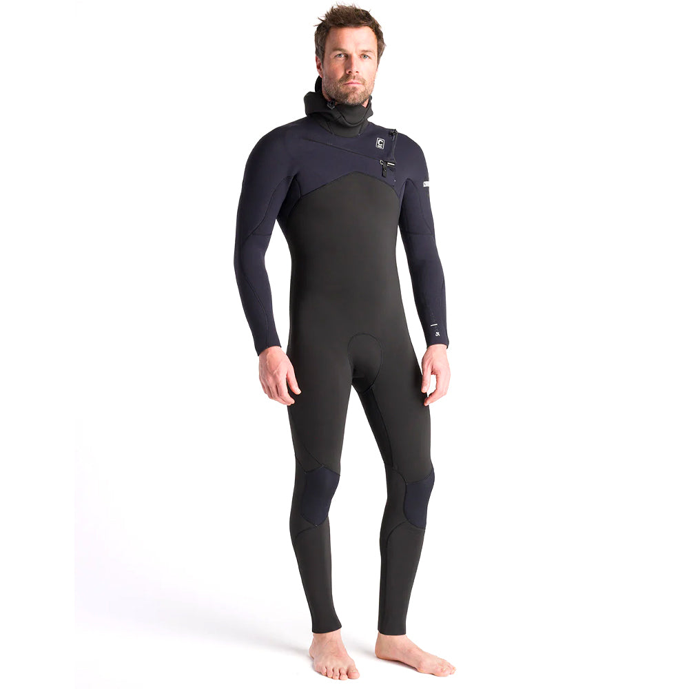 C-Skins NuWave Session Hooded 5/4/3mm Chest Zip Wetsuit
