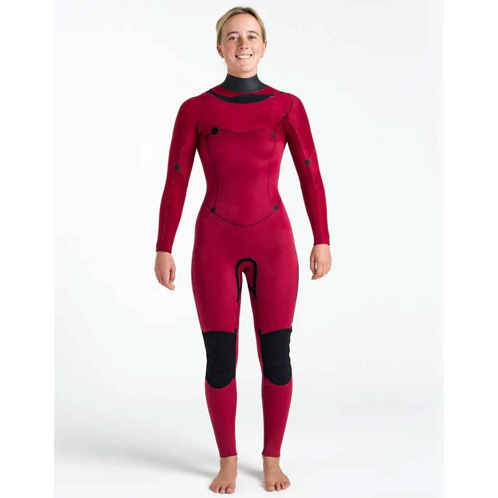 C-Skins NuWave Solace 5/4/3 Womens ChestZip Black Forest Mulberry