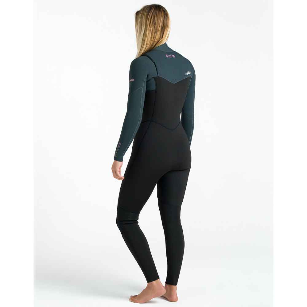 C-Skins NuWave Solace 5/4/3 Womens ChestZip Black Forest Mulberry