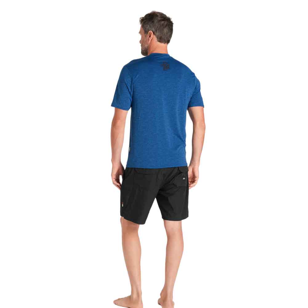 C-Skins NuWave UV Mens Short Sleeve Surf Tee Deep Blue