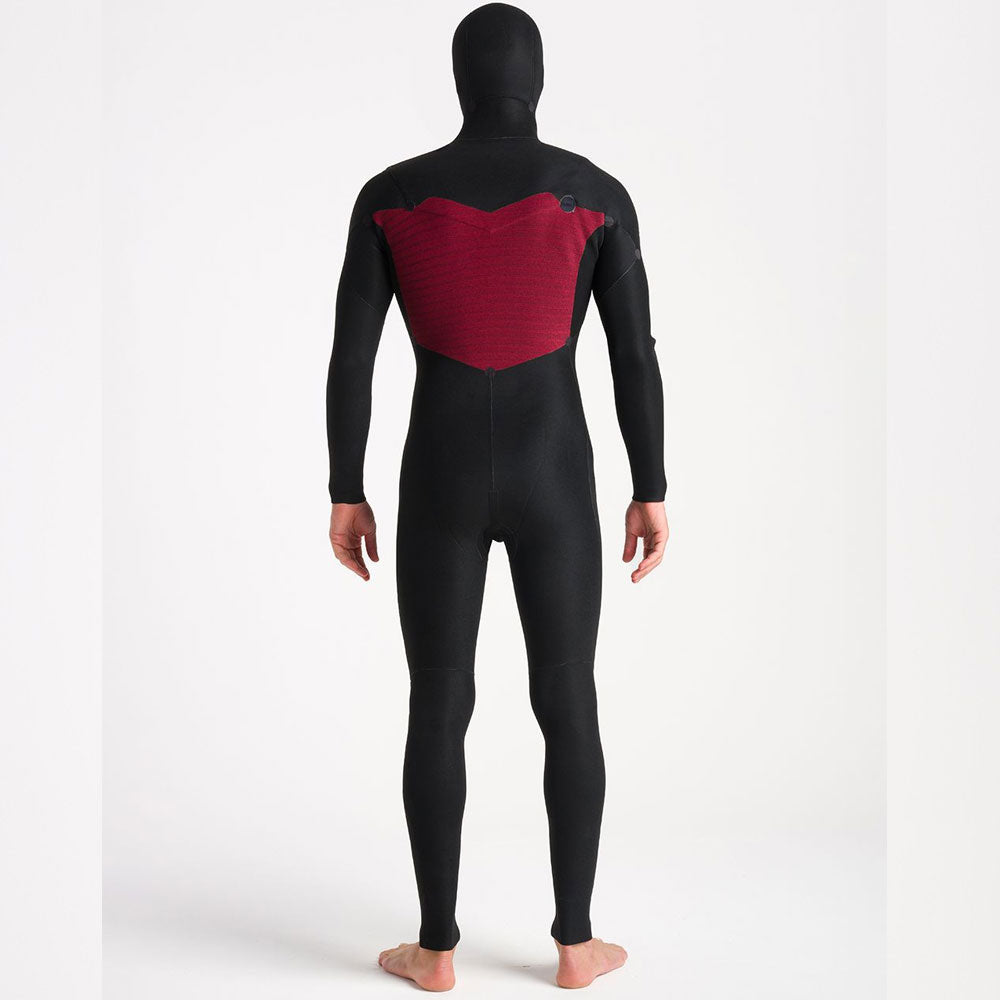 C-Skins Session 5/4/3mm Hooded Winter Wetsuit - Black/Black/White