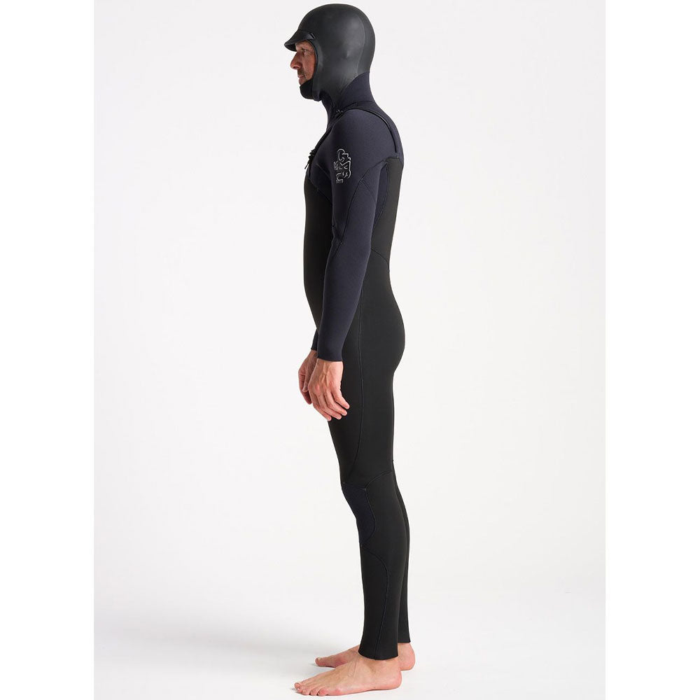 C-Skins Session 5/4/3mm Hooded Winter Wetsuit - Black/Black/White