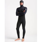 C-Skins Session 5/4/3mm Hooded Winter Wetsuit - Black/Black/White