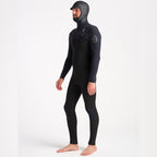 C-Skins Session 5/4/3mm Hooded Winter Wetsuit - Black/Black/White