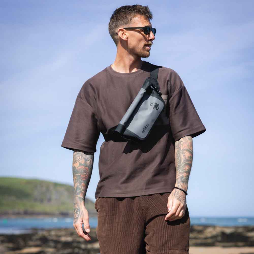 C-Skins Session Dry Bag Waist Pack Storm Grey 2L