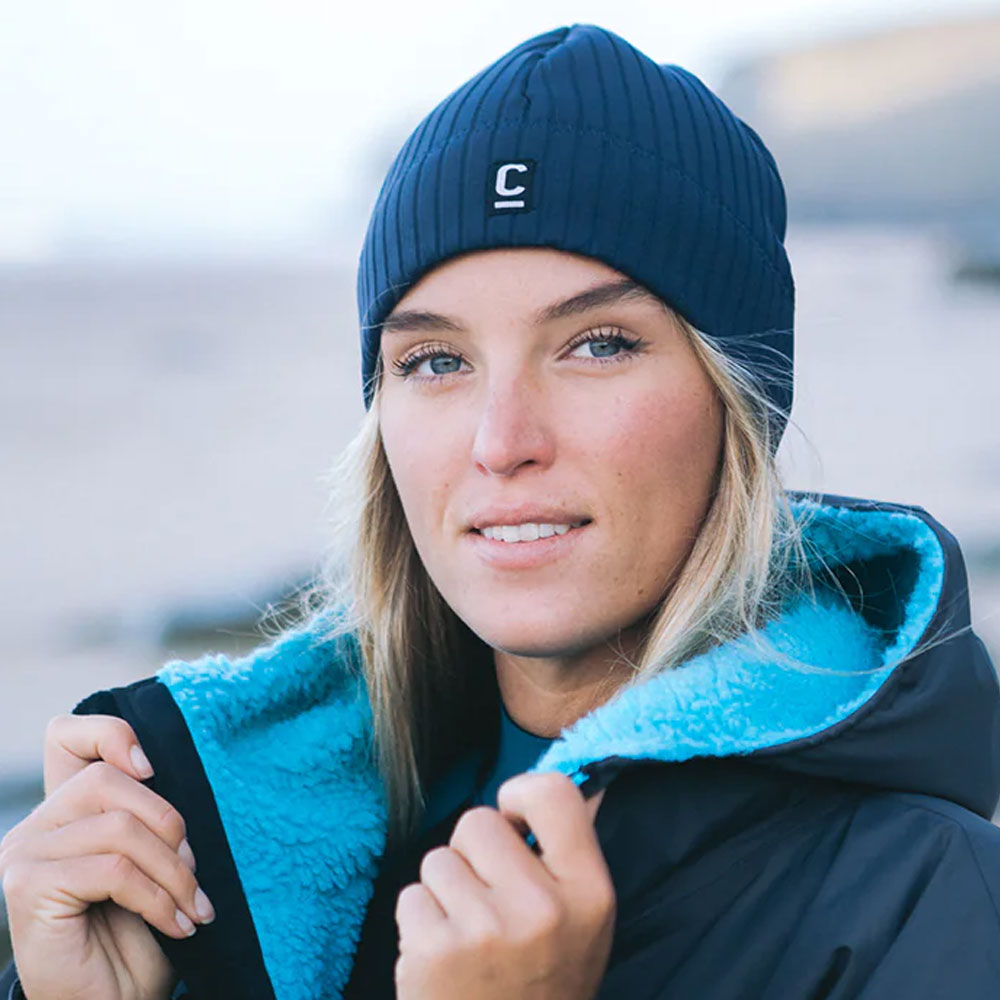 c-skins neoprene sea swim beanie blue