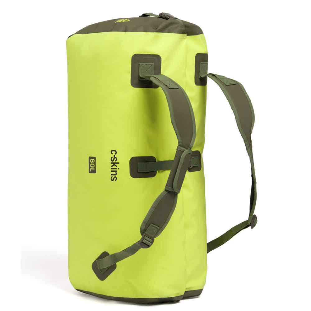C-Skins Storm Chaser Dry Duffle Bag Flash Green 60L