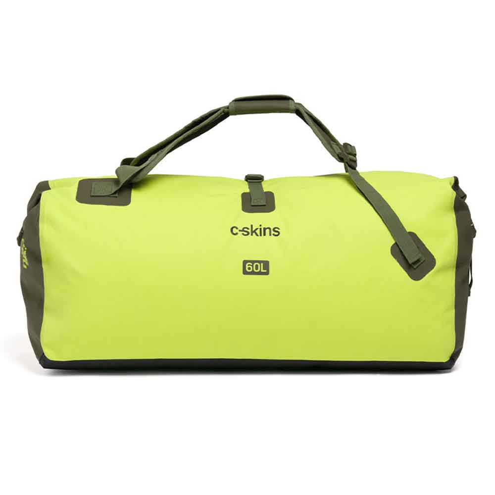 C-Skins Storm Chaser Dry Duffle Bag Flash Green 60L